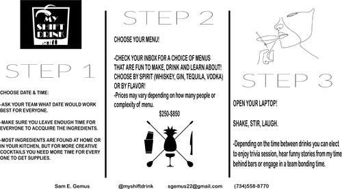 Virtual Cocktail Class - My Shift Drink