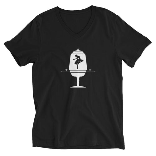 Unisex Short Sleeve V-Neck T-Shirt - My Shift Drink