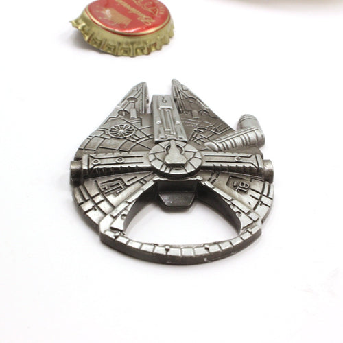 Star Wars Bottle Opener Millennium Falcon Stainless Steel Beer Opener For Kitchen Bar Tools B - My Shift Drink